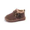 Zapatos de Algodón para Niñas 2026 Invierno Nuevo Estilo Zapatos Cálidos con Felpa para Niños Zapatos Birkenstock Para Niños Pequeños Zapatos Casuales Retro Modernos