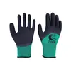 Guantes, protección laboral, nitrilo, para trabajos de construcción, recubiertos de goma, látex, engrosados, resistentes al desgaste, antideslizantes, guantes de protección laboral al por mayor