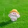 Manualidades creativas de paisajes en miniatura: lindas figuritas de conejito y oso, paisajismo de casa en el árbol de jardinería, accesorios decorativos DIY, adornos pequeños