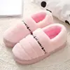 Novos sapatos de algodão para casa de outono e inverno para casais, sola acolchoada, quentes, pelúcia imitação de coelho, tudo-em-um, chinelos de algodão, atacado