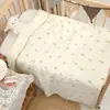 Manta para Bebé Crepé Colcha de Aire Acondicionado Gorro de Bebé Manta para Descanso de Niños Verano Fresca Colcha para Recién Nacido Colcha de Aire Acondicionado