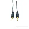 Cable de audio AUX universal de 3.5 mm macho a macho cable de audio de alta fidelidad sin ruido chapado en oro cable de audio para coche