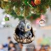 Colgante Transfronterizo Nuevo Huevo de Dragón Navideño Colgante para Espejo Retrovisor de Coche Decoraciones Creativas Acrílicas para Árbol de Navidad