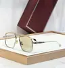 Gafas de Sol Cuadradas Metálicas Retro de Moda Transfronterizas Jmm para Hombres, Versátiles de Moda para Fiesta Vacaciones Mujeres Labarge