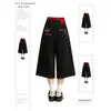 Jeans Acortados Bordados de Gato Kitty Estilo Chica Picante Americana para Mujer Verano 2026 Nuevos Pantalones Cortos de Pierna Ancha