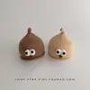 Chapéu de Bebê Coreano Ins Outono e Inverno Quente Tricotado Chapéu de Chupeta para Bebê Menino e Menina Meses Pequenos Chapéu de Lã à Prova de Vento