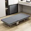 Cama dobrável para descanso na hora do almoço, estação de trabalho individual para escritório, ferramenta para cochilo, poltrona reclinável, uso doméstico para adultos, cama de camping, cama para acompanhante de hospital