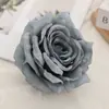 Flor Artificial Cabeça de Rosa Retrô Mesa Balcão Sala de Estar Pequena Fresca Flor Artificial Estilo Europeu Decoração de Casa Rosa