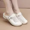 2026 Nuevo Estilo para Mujer, Medias Zapatillas de Verano para Exteriores, Mocasines Planos Perezosos, Sandalias de Suela Suave para Exteriores