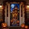 Amazon Novo Adesivo de Porta Impermeável para Halloween Estilo Escuro Quarto Sala de Estar Vidro de Janela Adesivo Parede de Fundo para Festa
