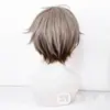 Santo Nai Alban Knox Vtube Ídolo Virtual Peruca de Cosplay Estilo Degradê Peso: Cabelo Curto 180g
