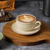 Xícara de café de cerâmica, caneca, xícara para latte art, pequena xícara de café de luxo estilo europeu, 8ml
