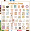 50 Adesivos de Grafite com Textos Inspiradores e Encorajadores de Desenho Animado para Decorar Capas de Celular, Adesivos de PVC à Prova d'Água, Atacado Transfronteiriço