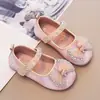 Zapatos de Princesa para Niñas 2026 Nuevo Primavera Tacones Altos Infantiles Zapatos de Cristal para Niñas Elegantes Zapatos de Piel de Sirena