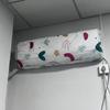 Cubierta antipolvo para aire acondicionado colgante, universal, con dibujos animados, para montar en la pared, todo incluido, a prueba de polvo, lavable.