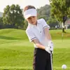 Ropa de Golf Transpirable y Ligera Pgm Kidsren para Niños Ropa de Verano de Manga Corta para Niños Protección Solar Tops Transpirables