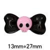 Gato oscuro conejo amor lazo diy accesorios de joyería de resina carcasa de teléfono móvil horquilla hebilla de zapato material al por mayor