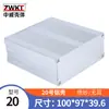 No. 20: 100*97*39.6 Carcasa de Perfil de Aluminio Radiador Carcasa Caja de Conexiones Carcasa de Distribución