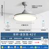 Luz de Ventilador de Teto para Quarto Amazon, Lustre Ventilador Elétrico Doméstico para Sala de Jantar Sala de Estar, Luz de Ventilador Invisível de Frequência Variável Inteligente