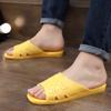 Pantuflas de hombre para casa, interiores, retro, vintage, nostálgicas, pantuflas doradas, zapatos de goma de Vietnam, zapatos para papá de mediana edad, chanclas