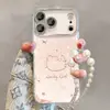 Funda Rota Estrella Gato Pulsera para Apple 17 Pro Max iPhone 15 Linda 16 Niñas 14 Coreana 13