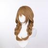 Piel de Dios Original Ye Yin Fang Nombre Lisa cos Peluca Diaria Marrón Imitación Cuero Top Estilo de Cabello Trenzado