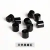 Ventas Directas de Fábrica Piedra Natural Tubo Redondo Cuentas de Agujero Grande Cuentas Sueltas Accesorios para Joyería DIY Cuentas Espaciadoras para Pulseras Ágata Roja Cuentas de Agujero Grande