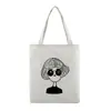 Bolsa de lona 2021 nueva bolsa de hombro para mujer bolsa casual simple para verduras bolsa de protección ambiental bolsa para el almuerzo
