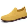 Zapatos para Mujer Temu Zapatos para Mujer Transfronterizos Talla Grande Zapatos Planos Transpirables Zapatos de Tejido Volador Zapatos para Madres de Mediana Edad y Mayores Zapatos Casuales sin Cordones
