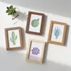 Moldura de Madeira Simples Personalizada Atacado Quadrada 4 Polegadas 10 Polegadas 12 Polegadas Molduras de Foto Atacado Decoração de Casa Presentes Molduras de Foto DIY