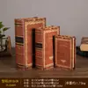Caixa Criativa em Formato de Livro Decoração de Estante de Livros para Casa Caixa de Armazenamento de Livros Falsos Retrô Ornamento de Livro Antigo Fotografia Europeia Outros