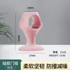 Meiyi manija de puerta de succión sin perforaciones nueva manija de puerta artefacto anticolisión silicona toque de puerta dispositivo tope de puerta de baño