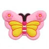 Borboleta de Desenho Animado 3D Acessórios DIY Acessórios de Cabelo Bagagem Capa de Celular Decorações Animais Semi-3D Patches de Borracha Macia PVC