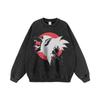 Estilo Americano Moda Nacional Hip-hop Retro Anime Impresso Suéter Com Capuz Masculino e Feminino Street Loose Wash Casual Manga Longa Moletom