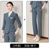 Traje con volantes para mujer, nuevo estilo de otoño, ropa de trabajo para gerente de hotel, esteticista, joyería, técnico de spa para pies