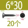 Tornillo autorroscante de cabeza hexagonal avellanada de acero inoxidable 304, grado 8.8, niquelado, M4M5