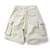 Vestido Estrada Antiga 2025 Verão Novo Estilo Americano High Street Peso Pesado Retrô Casual Shorts de Ferramentas Masculino Múltiplos Bolsos Marca Tendência