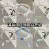 Pulsera Antigua de Estilo Chino, Pulsera de Cuentas de Bambú Verde, Nuevo Diseño de Nicho, Pulsera de Mariposa de Gama Alta para Mujer