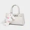 Bolsa de Grande Capacidade para Mulheres 2026 Nova Moda Design de Nicho Bolsa de Ombro Transversal Estilo Coreano Bolsa de Mão Bolsa Kelly Platina