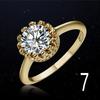 Acessórios de moda criativo anel de diamante de casamento moda personalidade europeia e americana feminina anel de coroa de zircônia atacado transfronteiriço