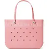 Bolsa de playa de EVA, bolsa perforada, popular en Europa y América, bolso de mano de playa para mujer, estilo de verano, se puede personalizar con accesorios DIY