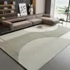 Tapete Transfronteiriço Jit, Estilo Moderno Simples, Almofada de Sofá de Veludo Cristal para Sala de Estar, Tapete de Chão Macio Grande Área Resistente a Manchas para Quarto