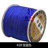 Venta al por mayor de productos genuinos de la marca Taiwán Lisi n.°. Hilo de jade de 72 colores, hilo trenzado hecho a mano, cuerda roja, hilo de nudo chino.