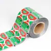 Película enrollable personalizada de fábrica para empaques cosméticos película enrollable de papel de aluminio para alimentos película enrollable para empaques de champú película enrollable para empaques automáticos