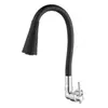 Sudeste Asiático Brasil Plástico Preto Universal Horizontal Torneira Única Embutir Pia de Cozinha Torneira de Canto