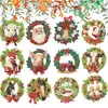 5D2025 Nova Pintura Diamantada de Natal e Halloween Chaveiro DIY Feito à Mão, Venda Direta de Fabricantes de Fontes Transfronteiriças