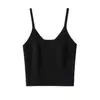 Camisole de Tricô em Cashmere 100% Puro Estilo Francês com Decote V para Mulheres, Regata de Costela de Cintura Alta, Emagrecedora e Versátil Essencial