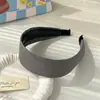 Diadema de ala ancha a cuadros de rayas azules, Diadema de mezclilla moderna y versátil, Para salir, Accesorios para el cabello con pasador, Nuevo de primavera y verano