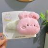 Pelúcia dos desenhos animados urso coelho grande BB clipe bonito outono e inverno menina doce lado clipe estudante peludo acessórios de cabelo hairpin