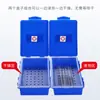 Caja de almacenamiento para termómetro de mercurio médico, caja desinfectante para termómetro, desinfección de instrumentos por inmersión, hospital, caja de almacenamiento de gestión 6s